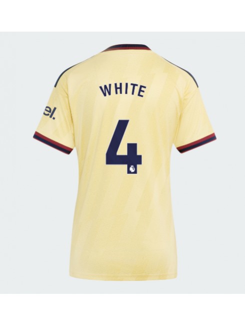 Arsenal Ben White #4 Ausweichtrikot für Frauen 2026-27 Kurzarm Arsenal Ben White #4 Ausweichtrikot für Frauen 2026-27 Kurzarm